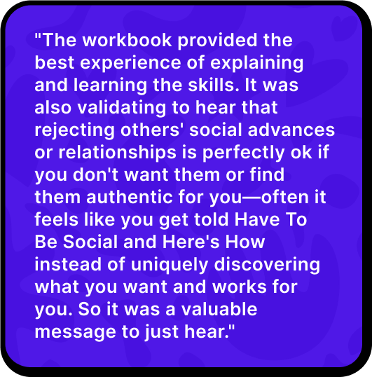 Social Skills Testimonial 4